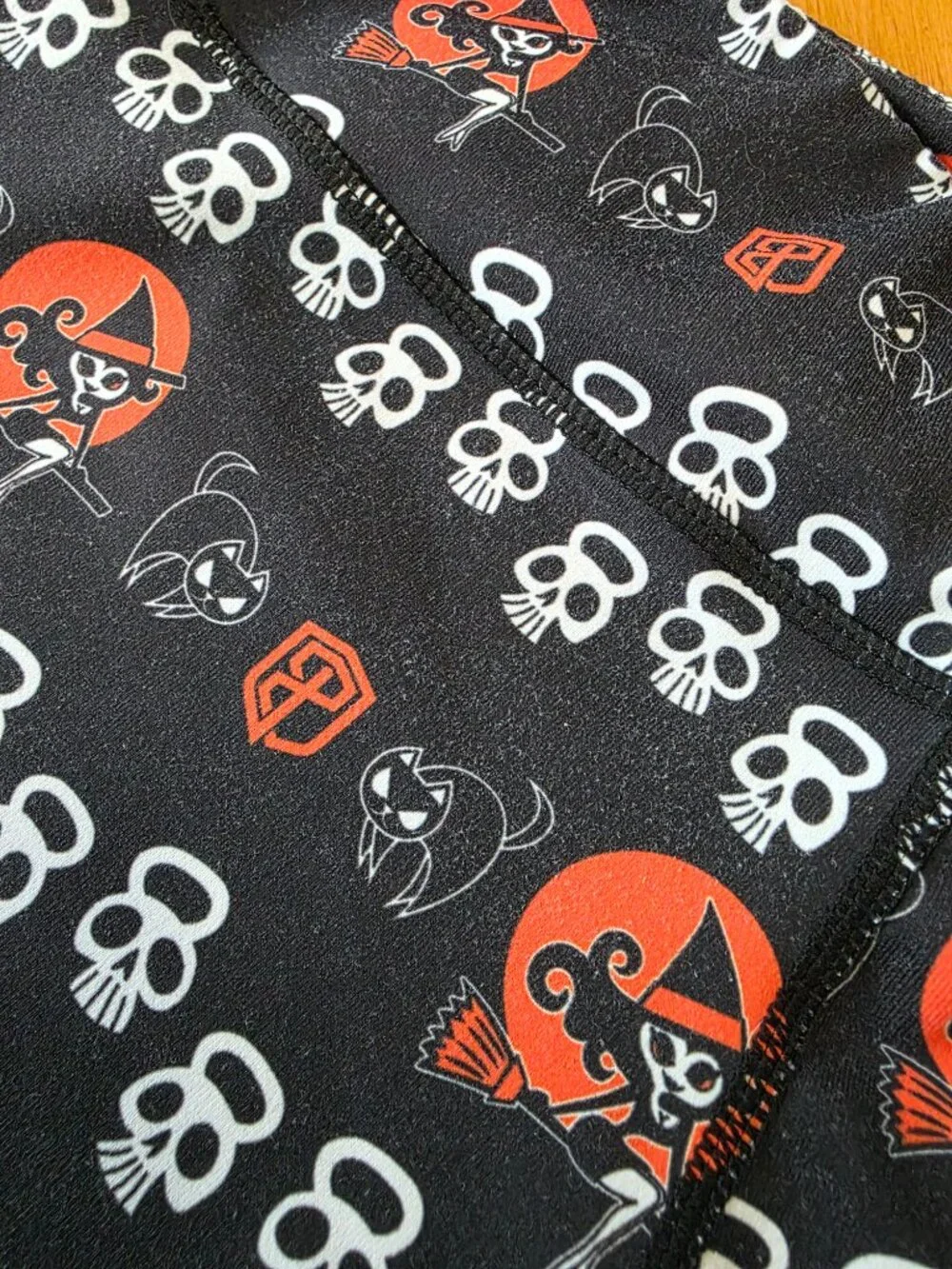 Born Primitive Witch and Skull Kettlebell Halloween Shorts